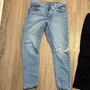 Levi's Light Blue Straight Jeans